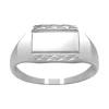 Bague Chevalière EDORA Argent 925/1000