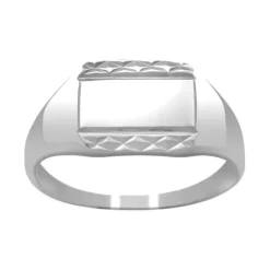 Bague Chevalière EDORA Argent 925/1000