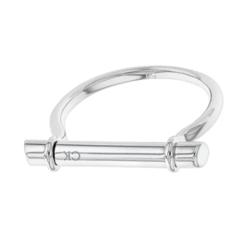 Bague Femme 52 CALVIN KLEIN SCULPTURAL Acier Argenté