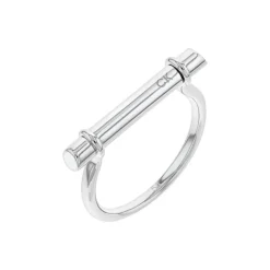Bague Femme 52 CALVIN KLEIN SCULPTURAL Acier Argenté