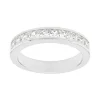 Bague Femme Alliance EDORA OR 750/1000 Blanc Demi Tour Diamants EDO35036GO.750MILL