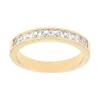 Bague Femme Alliance EDORA OR 750/1000 Jaune Demi Tour Diamants EDO35035BO.750MILL
