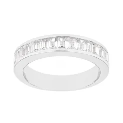 Bague Femme Alliance EDORA OR 750/1000 Blanc Demi Tour Diamants EDO35031GO.750MILL