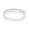 Bague Femme Alliance EDORA OR 750/1000 Blanc Demi Tour Diamants EDO35029GO.750MILL