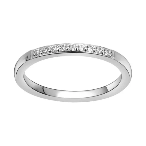 Bague femme alliance EDORA ARGENT 925/1000 et Oxydes 70100242