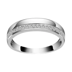 Bague Femme Alliance EDORA ARGENT 925/1000 et Oxydes EDO70100155