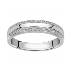 Bague Femme Alliance EDORA ARGENT 925/1000 et Oxydes EDO70100329