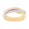 Bague Femme Alliance EDORA 3 ORS 750/1000 Croisée EDO35757BO.750MILL