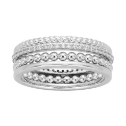 Bague Femme Alliance EDORA ARGENT 925/1000 et Oxydes EDO70100612