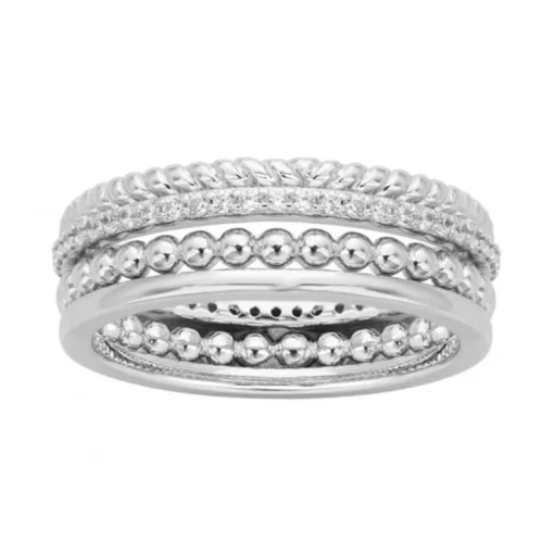 Bague Femme Alliance EDORA ARGENT 925/1000 et Oxydes EDO70100612