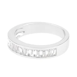 Bague Femme Alliance EDORA OR 750/1000 Blanc Demi Tour Diamants EDO35031GO.750MILL