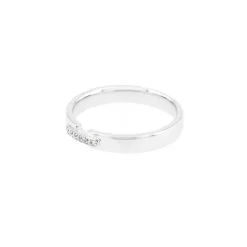 Bague Femme Alliance EDORA OR 375/1000 Blanc et Diamants EDO9C022GB2.375MIL