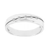 Bague Femme Alliance OR 750/1000 blanc et diamants