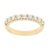 Bague Femme Alliance OR 750/1000 jaune et diamants