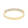 Bague Femme Alliance OR 750/1000 jaune et diamants