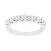 Bague Femme Alliance OR 750/1000 blanc et diamants
