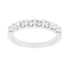 Bague Femme Alliance OR 750/1000 blanc et diamants