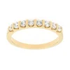 Bague Femme Alliance OR 750/1000 jaune et diamants