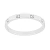 Bague Femme Alliance OR 750/1000 blanc et diamants