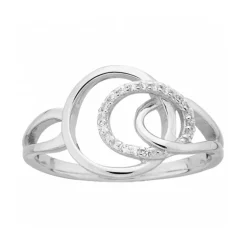 Bague Femme Anneaux ARGENT 925/1000 et Oxydes