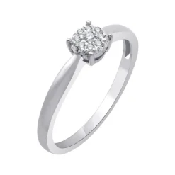 Bague Femme APOLLINE M OR 750/1000 Blanc et Diamants CR50436DW