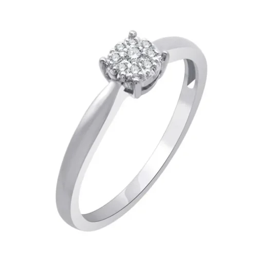 Bague Femme APOLLINE M OR 750/1000 Blanc et Diamants CR50436DW