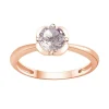 Bague Femme CAVROIS LITTLE KALISTA Or Rose 750/1000 et Quartz
