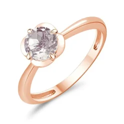 Bague Femme CAVROIS LITTLE KALISTA Or Rose 750/1000 et Quartz