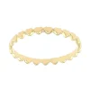 Bague Femme coeurs EDORA OR 375/1000 jaune