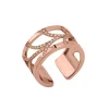 Bague Femme Courbe Les Georgettes Les Précieuses Doré Rose et Oxydes
