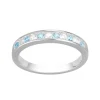 Bague Femme EDORA ARGENT 925/1000, Spinelles Bleues et Oxydes EDO70100863