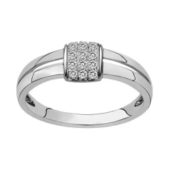 bague femme EDORA ARGENT 925/1000 et Oxydes