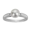 Bague Femme EDORA ARGENT 925/1000 et perle