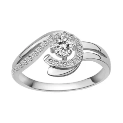 Bague femme EDORA ARGENT 925/1000 et Oxydes