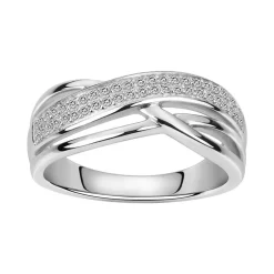 Bague Femme EDORA ARGENT 925/1000 et Oxydes