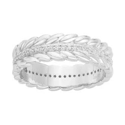 Bague femme EDORA ARGENT 925/1000 et Oxydes