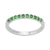 Bague Femme EDORA ARGENT 925/1000 et Spinelles Rouges EDO70100912