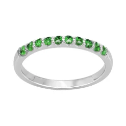 Bague Femme EDORA ARGENT 925/1000 et Spinelles Rouges EDO70100912