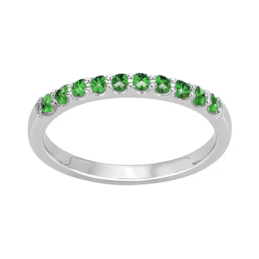 Bague Femme EDORA ARGENT 925/1000 et Spinelles Rouges EDO70100912