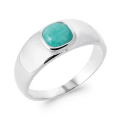 Bague Femme EDORA COLLECTION HARMONY Argent 925/1000 Rhodié Amazonite