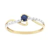 Bague Femme EDORA OR 375/1000 Bicolore et Saphir EDO09PE57BS