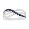 Bague Femme EDORA OR 375/1000 Blanc et Saphirs EDO09PA460GS