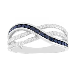 Bague Femme EDORA OR 375/1000 Blanc et Saphirs EDO09PA460GS