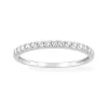 Bague Femme EDORA OR 375/1000 Blanc Oxyde de Zirconium