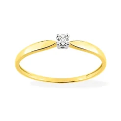 Bague Femme EDORA OR 375/1000 Diamant