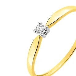 Bague Femme EDORA OR 375/1000 Diamant