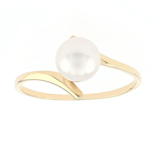 Bague Femme EDORA OR 750/1000 Jaune et Perle