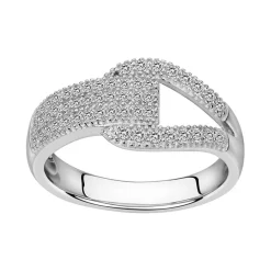 bague femme empierrée EDORA ARGENT 925/1000 et Oxydes
