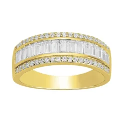 bague femme empierrée EDORA PLAQUE OR et oxydes