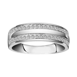 Bague femme empierrée EDORA ARGENT 925/1000 et Oxydes